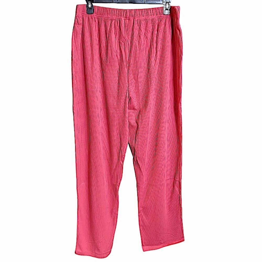 Woman Within 26/28 Tall Ribbed Lounge Pants New Sweats Casual Cozy Loungewear